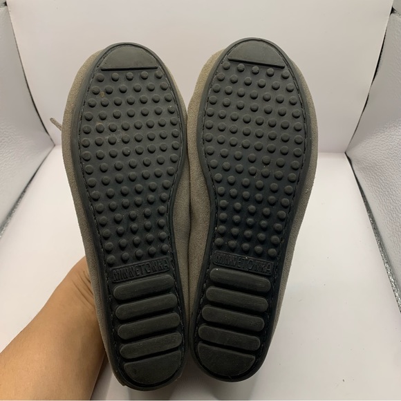 Minnetonka Suede Gray Shoes Moccasins Flats Size 6.5 - Picture 7 of 7